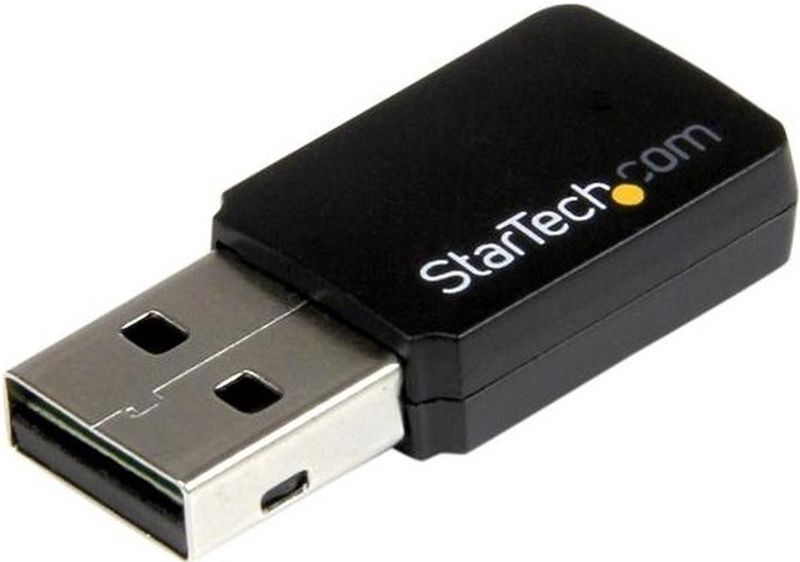 StarTech.com USB 2.0 AC600 mini-dubbelband draadloze-AC netwerkadapter 1T1R 802.11ac wifi-adapter