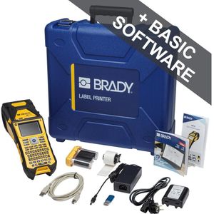 Brady M610-CYRILLIC-BT, mobiele thermische transferprinter, CYRILLIC-toetsenbord, PC-aansluiting, 300, Labelprinter