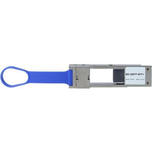 BlueOptics Lenovo B306 Compatibel 100 Gigabit QSFP28 naar SFP28 Converter, Zendontvangers, Zilver