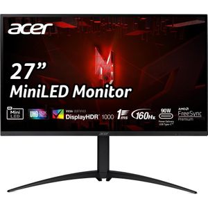 Acer Nitro XV275KP3biipruzx (3840 x 2160 Pixels, 27""), Monitor, Zwart