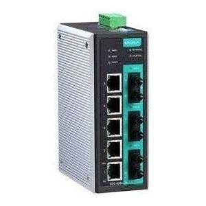 Moxa EDS-408A-3M-ST-T - Beheerde Ethernet-switch op instapniveau met 5 10100BaseT(X)-poorten, 3 (8 ports), Netwerkschakelaar