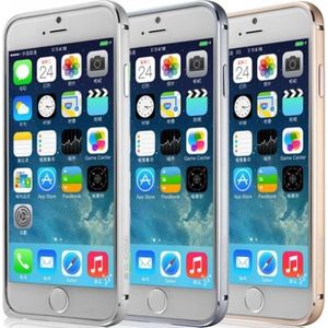 G-Case iPhone 6S Plus Aluminium Bumper Hoesje (iPhone 6s+, iPhone 6), Smartphonehoes, Zilver