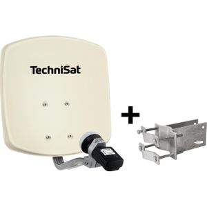 TechniSat DigiDish 33 Universele V/H LNB (Enkele LNB, Unysat), LNB, Beige