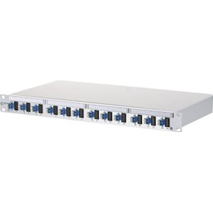 Metz Connect Glasvezel patchpaneel 12 poort 1502097412-E 1 U, Server accessoires, Grijs