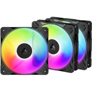 ARCTIC - P12 Pro Reverse A-RGB - Ventilator - Zwart - 120 mm - 3 Pack