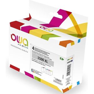 Armor - OWA Multipack - Inktcartridges - Zwart Cyaan Magenta Geel - Compatibel met Canon PGI-1500XL