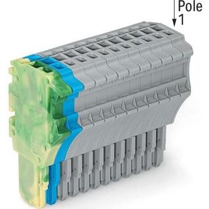 10x Wago 1-draads vrouwelijke multipoint connector, Elektronica benodigdheden + Behuizing, Groen