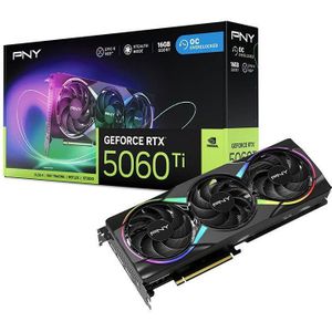 PNY GeForce RTX5060 Ti 16GB DDR7 ARGB OC (16 GB), Videokaart
