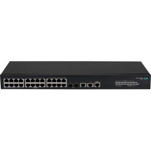 Aruba 5140 24G 2SFP+ 2XGT EI Switch EU NL (24 ports), Netwerkschakelaar