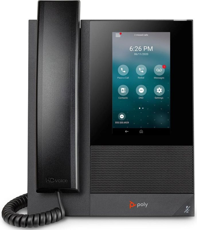 POLY CCX 400 Business Media Phone met ondersteuning voor Open SIP en PoE