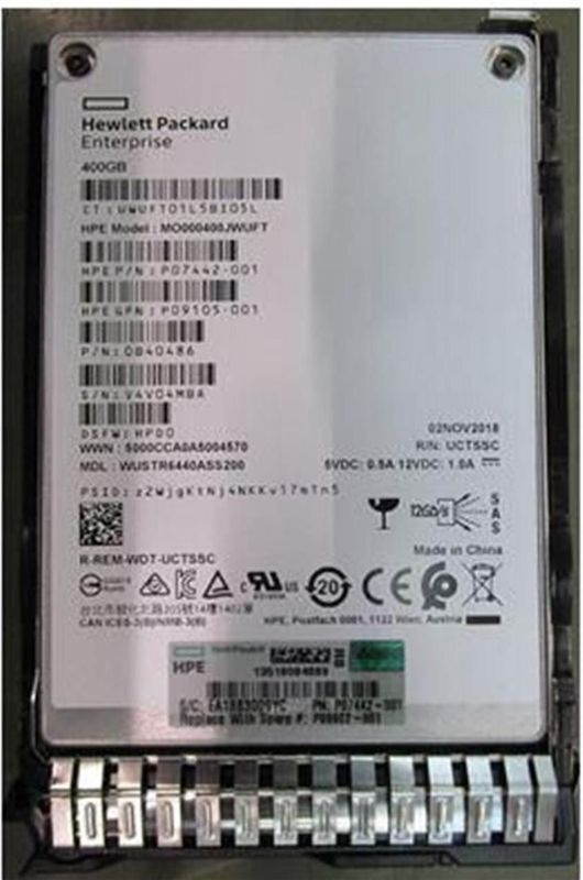 HPE - SPS-DRV 400GB - SSD - SFF SAS - MU SC DS