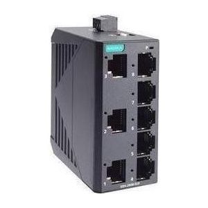 Moxa EDS-2008-ELP - Onbeheerde Fast Ethernet-switch met 8 10/100BaseT(X)-poorten (8 ports), Netwerkschakelaar