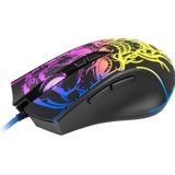 Defender - GM-928 BULLETSTORM - Bedrade Muis - Zwart - Optische Sensor 7200dpi