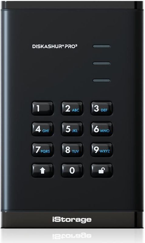 iStorage DiskAshur PRO3 Externe Harde Schijf 2TB - Zwart