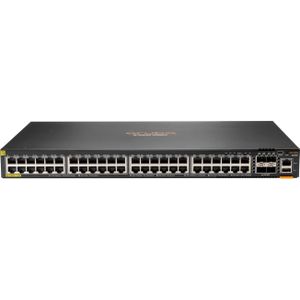 Aruba 6200F 48G CL4 4SFP+370W Swch PDU (48 ports), Netwerkschakelaar, Zwart