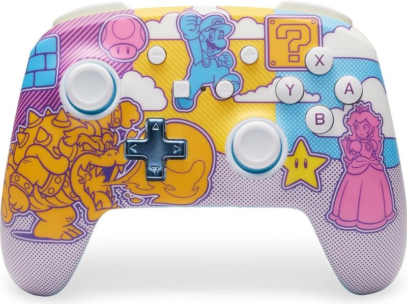 PowerA - Mushroom Kingdom Pop Art - Draadloze Gamepad - Nintendo Switch