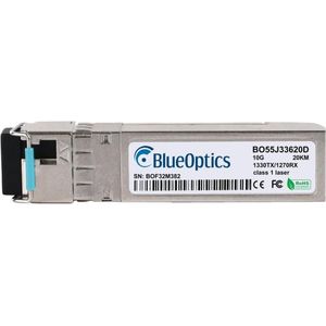 BlueOptics Apresia H-BR20A-SFP+D Compatibel SFP+ BO55J33620D, Zendontvangers, Zilver