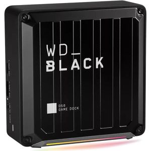 WD ZWART D50 Game Dock (1 TB), Externe harde schijf, Zwart