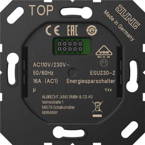 JUNG Energiebesparende schakelaar ESU 230-2, Accessoires voor portofoons