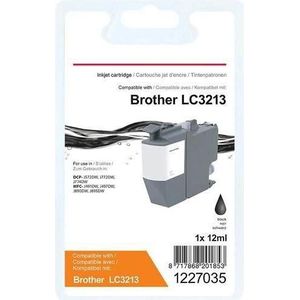 Office Depot - LC3213BK - Inktcartridge - Zwart - 12 ml - Compatibel