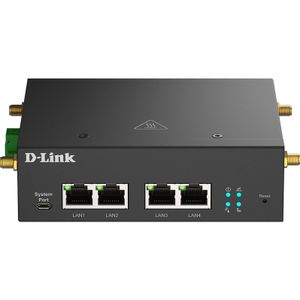 D-Link - DWM-314-G - Industriële M2M Router - Zwart - Dual Mode 5G en 4G LTE