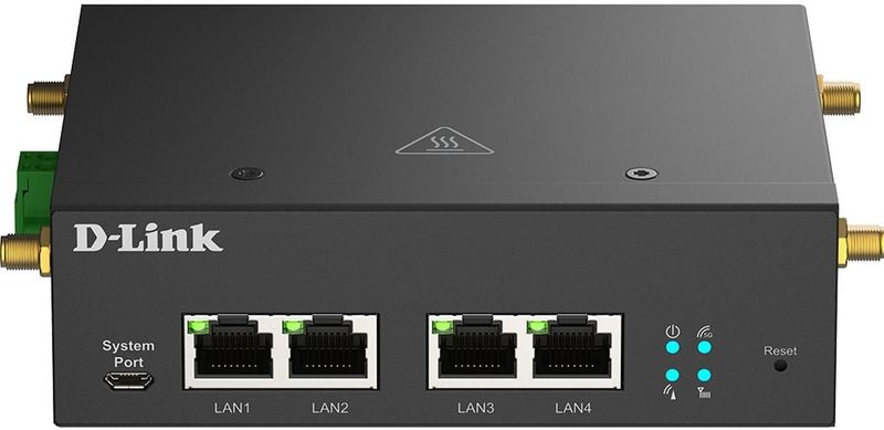 D-Link - DWM-314-G - Industriële M2M Router - Zwart - Dual Mode 5G en 4G LTE
