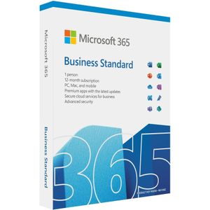 Microsoft 365 Business Standard PKC, Volledige versie, Engels voor Mac OS & Server & Windows
