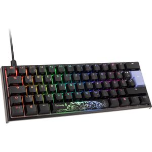 Ducky One 2 Pro Mini - Gaming Toetsenbord - Zwart - RGB LED - Cherry (DE) - Bedraad