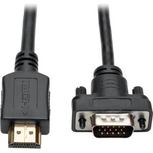 Eaton HDMI naar VGA actieve adapterkabel HDMI naar laag profiel HD15 M/M 3ft. 0,9m (0.90 m, VGA, HDMI), Videokabel