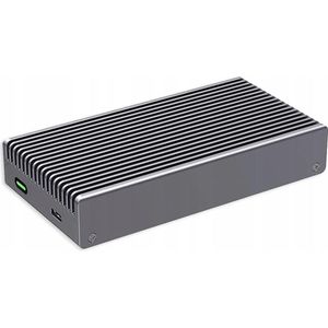 LMP DataFlash USB4 SSD,enclosure for NVMe PCIe SSD USB4 (M.2), Harddisk behuizing, Zwart