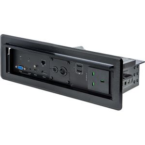 StarTech Tafelbox A/V-voeding (10 W), PC-voedingseenheid, Zwart