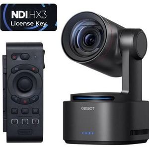 Obsbot Tail 2 Remote Combo Production Camera, Webcam, Zwart