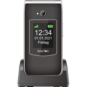 Bea-Fon SL645 schwarz-silber (2.80", 3 Mpx, 2G), Sleutel mobiele telefoon, Zilver, Zwart