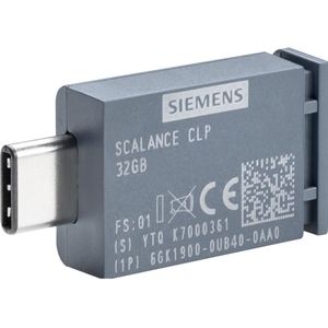 Siemens 6GK1900-0UB40-0AA0 Verwijderbare media SCALANCE CLP 32 GB (0.03 TB, 3.5"), Harde schijf