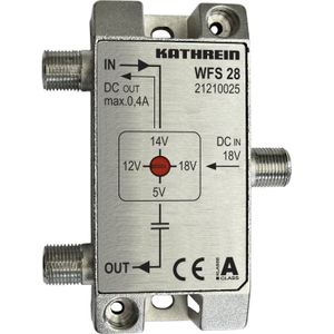 Kathrein WFS 28 antennesignaaldiplexer (DiSEqC), Satelliet accessoires, Zilver