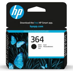 HP 364 Black Original Ink Cartridge inktcartridge 1 stuk(s) Origineel Normaal rendement Zwart