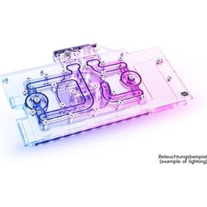 Alphacool IJsblok Aurora GPX-N RTX 3070 ROG Strix met achterplaat - Acryl + Nikkel, GPU waterkoelers
