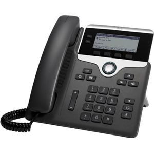 Cisco - 7821 - Voip-telefoon - Zwart - Hoogwaardige Geluidskwaliteit