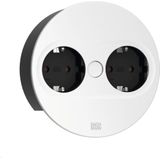 Bachmann - Twist2 - Schuko - Wit - 2x 105mm - 2 meter