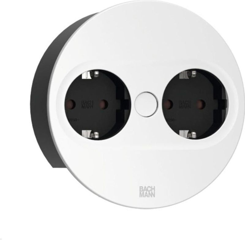 Bachmann - Twist2 - Schuko - Wit - 2x 105mm - 2 meter