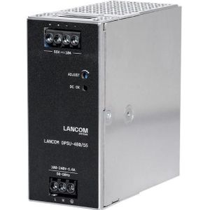 Lancom Systems DPSU-480/55 - Hutschienen Voedingsapparaat - Zwart - 480W
