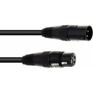 Eurolite DMX kabel XLR 3pin 5m sw (5 m), Audiokabel