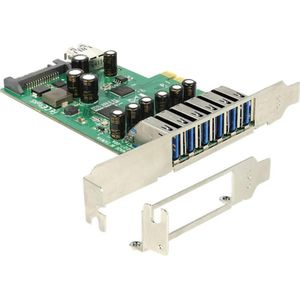 Delock 89377 PCI Express, Controlekaart