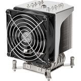 SilverStone - SST-XE04 CPU-koeler - Zwart - Aluminium, Kunststof, Koper