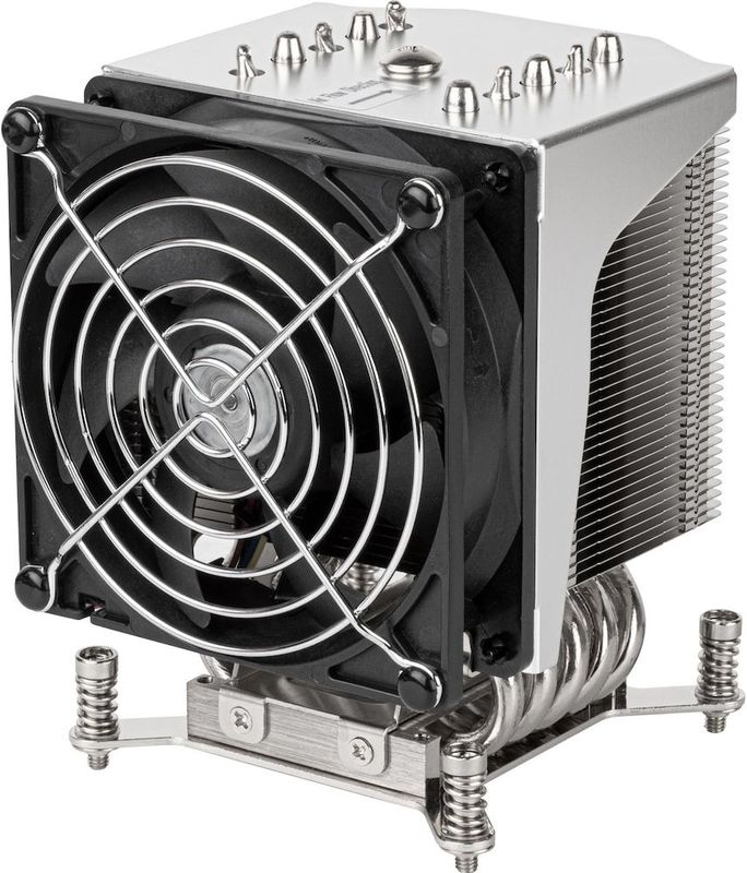 SilverStone - SST-XE04 CPU-koeler - Zwart - Aluminium, Kunststof, Koper