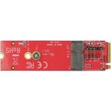 Delock - 63343 - Converter - Geen Kleur - M.2 Key M naar M.2 Key E voor USB- en PCIe-modules