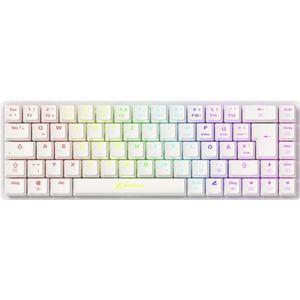 Sharkoon - PureWriter W65 - Toetsenbord - Wit - Kailh Rood - Draadloos