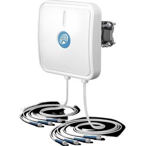 Quwireless S9HV.65.7RT - QuSector 9HV-65-7 Wi-Fi 6E 7x RPTNC (Antenne adapter), Netwerk accessoires