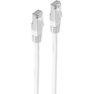 Shiverpeaks BASIC-S patchkabel, Cat. 6, S/FTP, wit, 7,50 m RJ45-stekker (S/FTP, CAT6, 7.50 m), Netwerkkabel