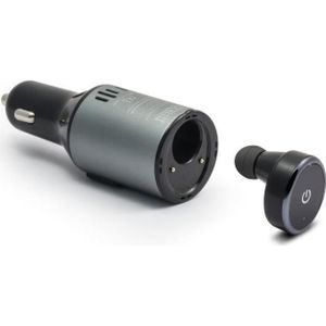 Technaxx BT-X25 Bluetooth In-ear Hoofdtelefoon + Opladen (40 h, Draadloze), Koptelefoon, Zwart, Grijs